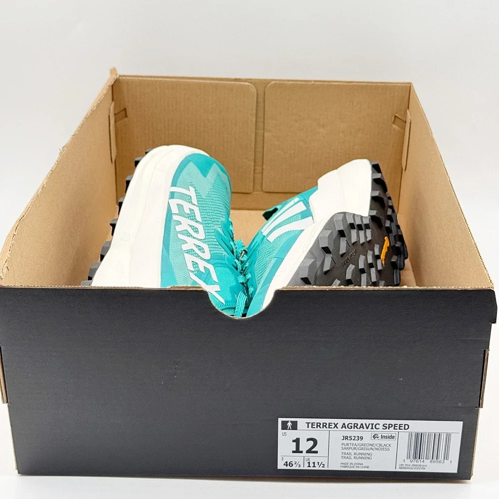 Adidas Terrex Agravic Speed 'Pure Teal' / Size 12 Mens / JR5239, NEW